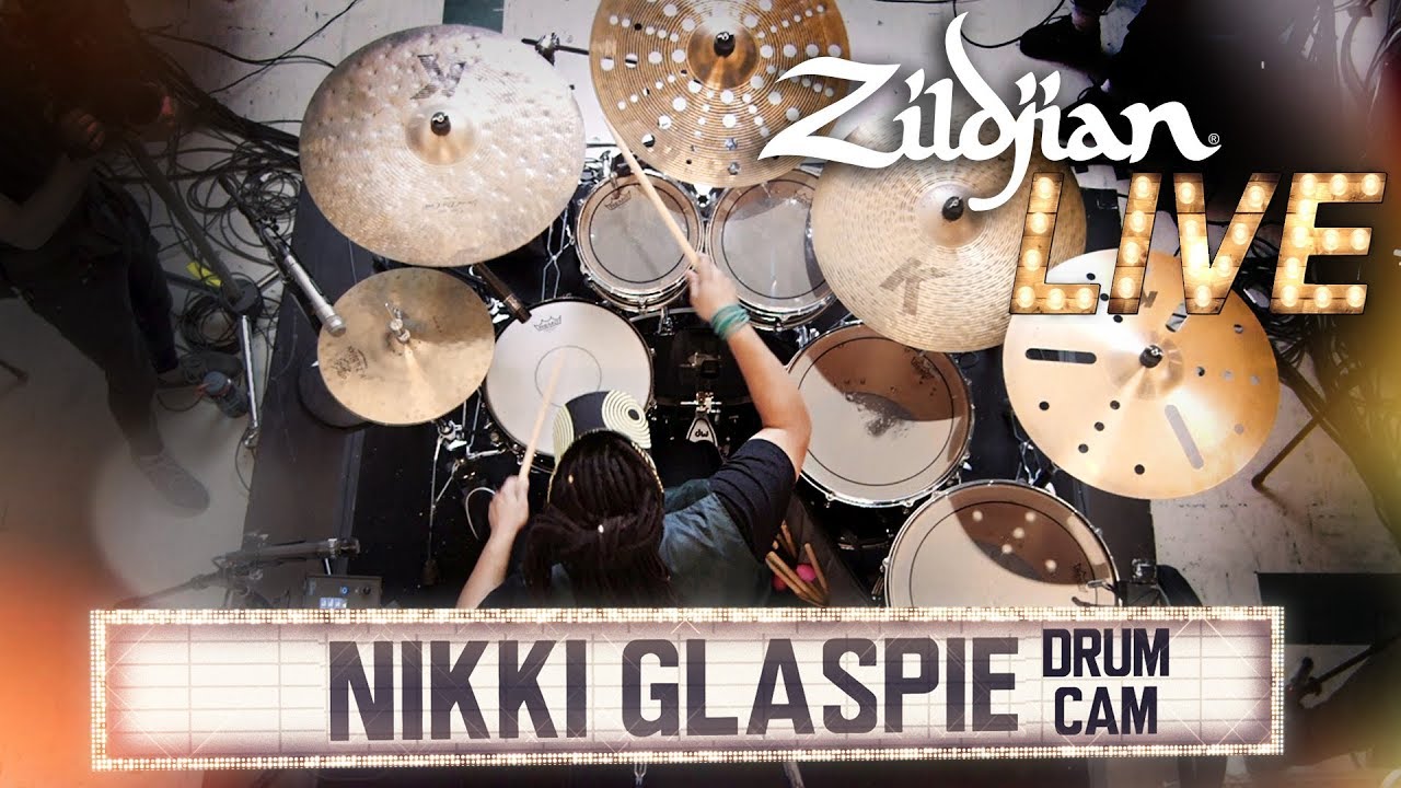 Zildjian LIVE! - NIkki Glaspie - Drum Cam