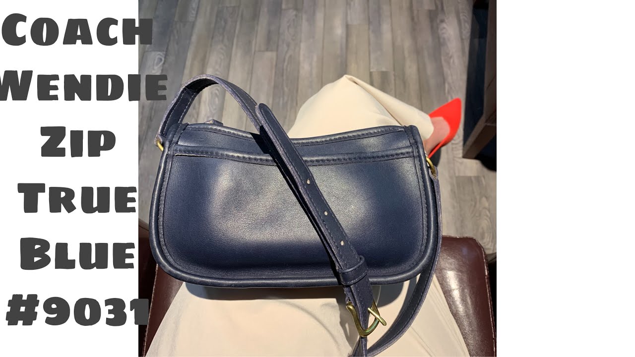 Vintage Coach Wendie Zip 9031 True Blue Talk