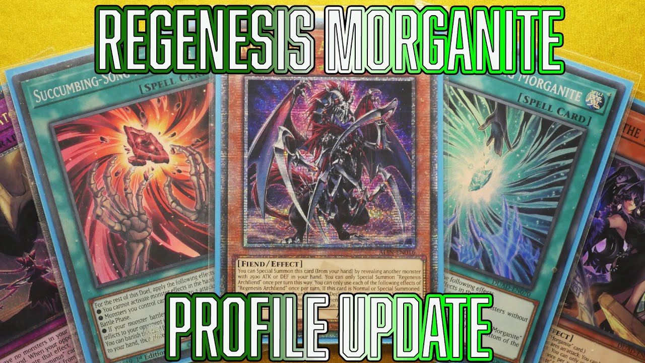 Yu-Gi-Oh! Regenesis Morganite ANTI-META Deck Profile POST DUAD