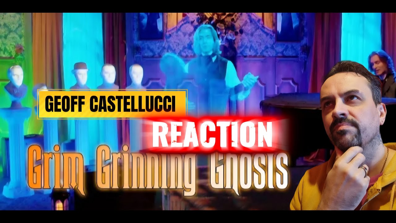 GRIM GRINNING GHOSTS  Low Bass Singer Cover  The Haunted Mansion  Geoff Castellucci REACTION