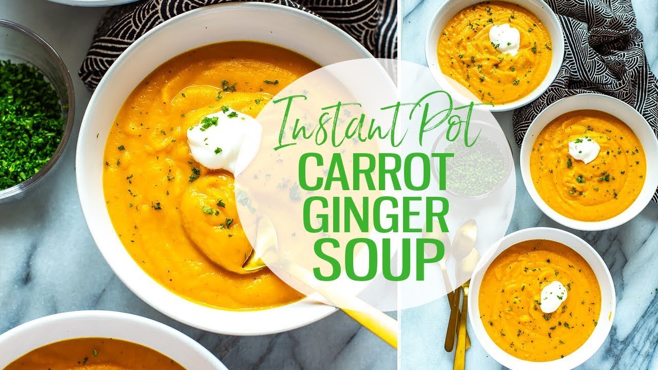 Instant Pot Carrot Ginger Soup