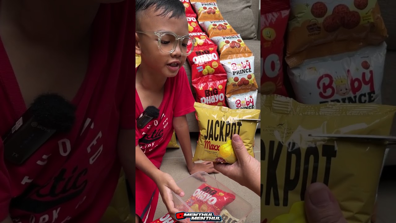 ifal menthul unboxing snack viral berhadiah jackpot neyh ⁉️