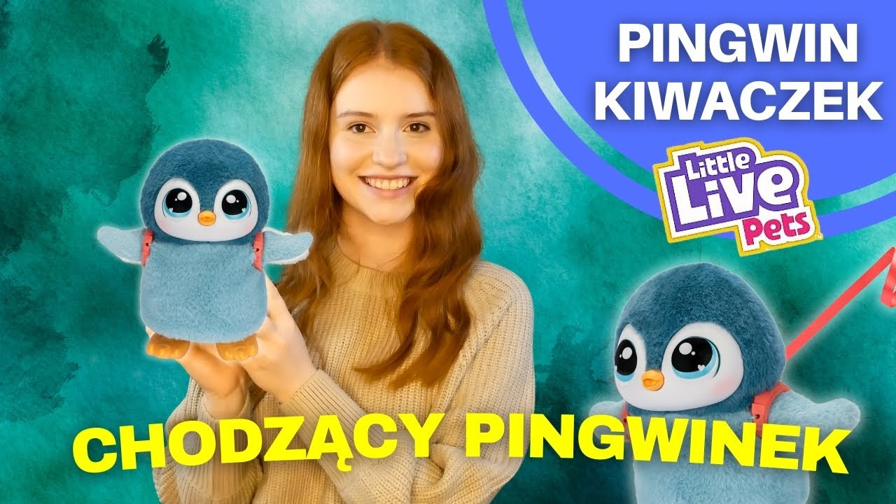 CHODZĄCY PINGWIN KIWACZEK LITTLE LIVE PETS OD COBI✨| RECENZJA