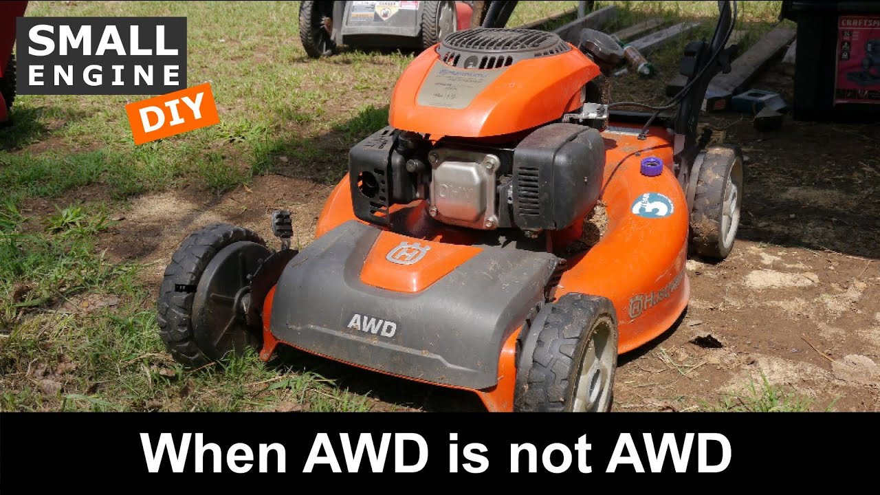 Husqvarna AWD Mower was only Front Wheel Drive