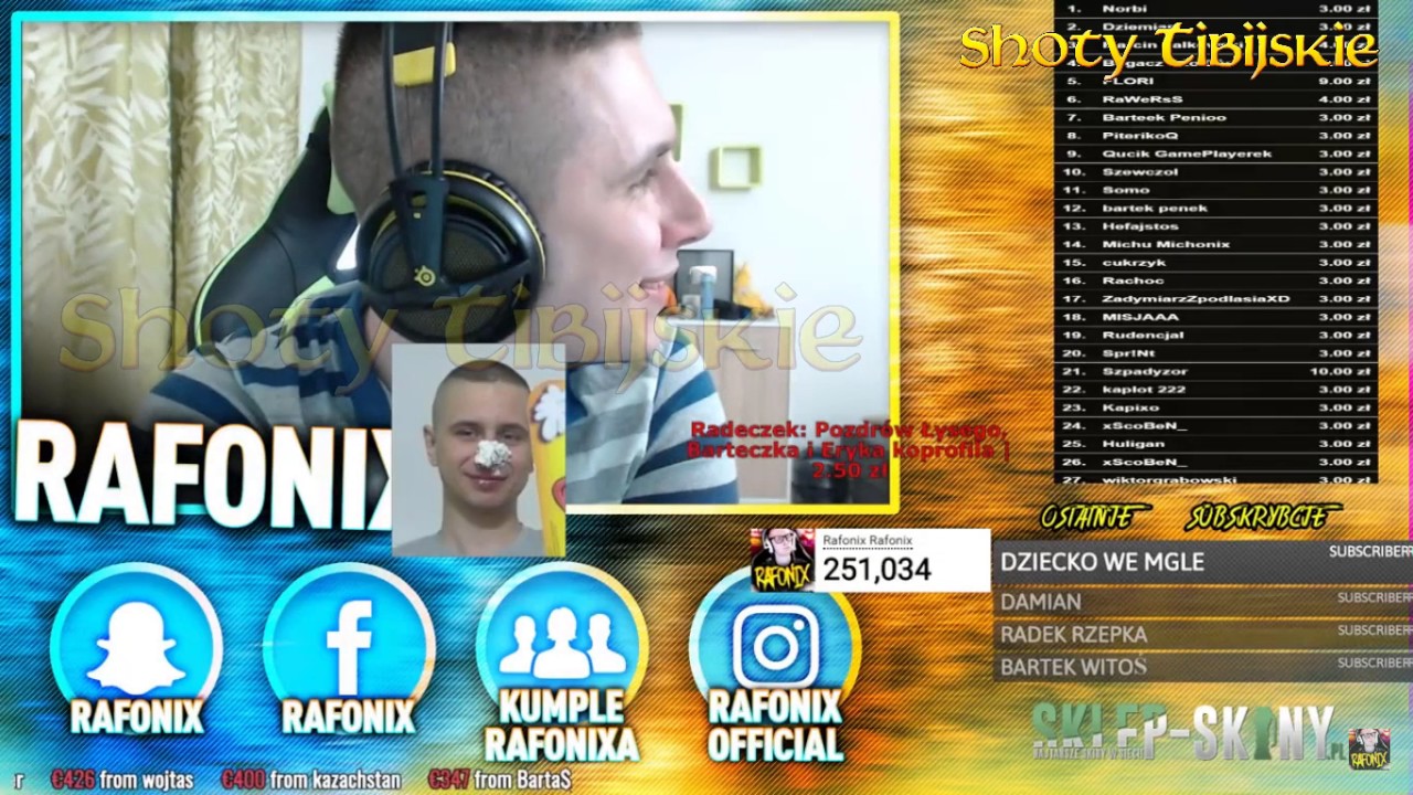 Rafonix - Kinga zazdrosna na stream!