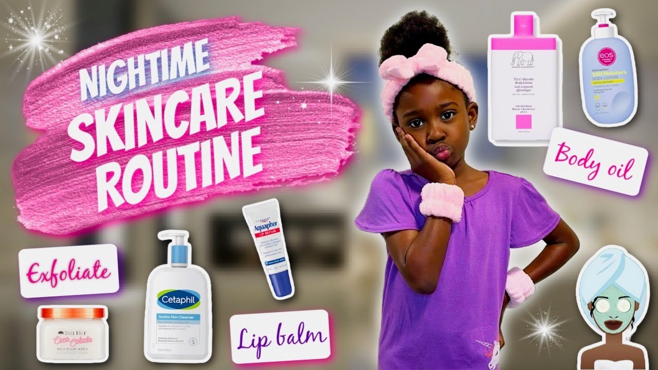 MY SKIN CARE ROUTINE AS A 7 YEAR OLD!