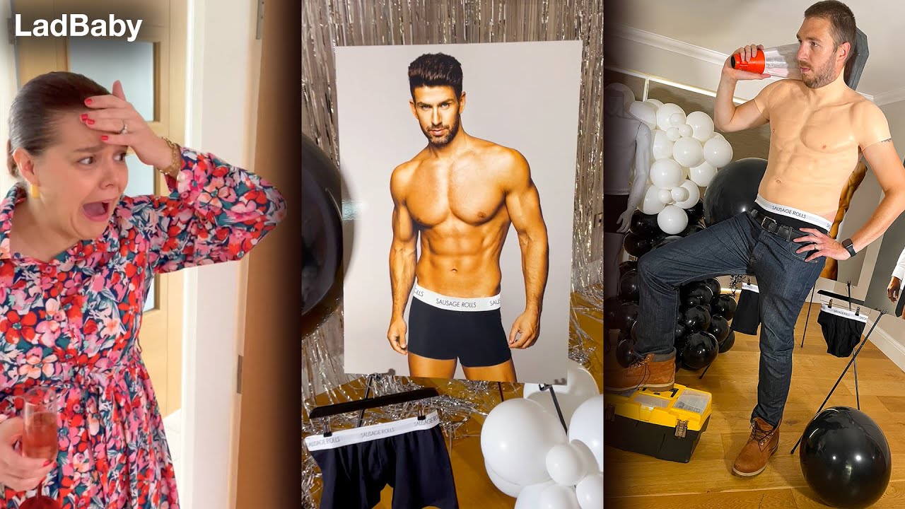 When LadBaby launches Sausage Roll Underwear 😱🍆