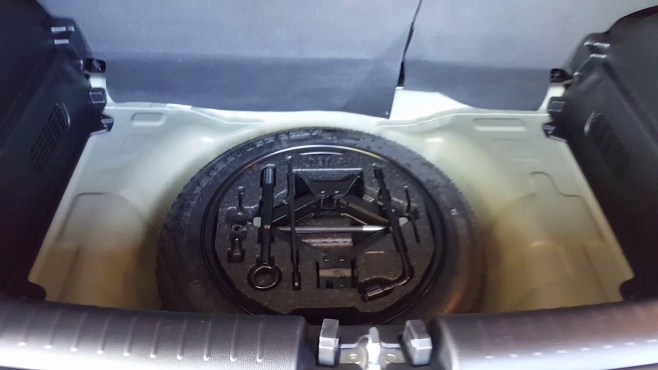 Spare tire install 2017 KIA Soul