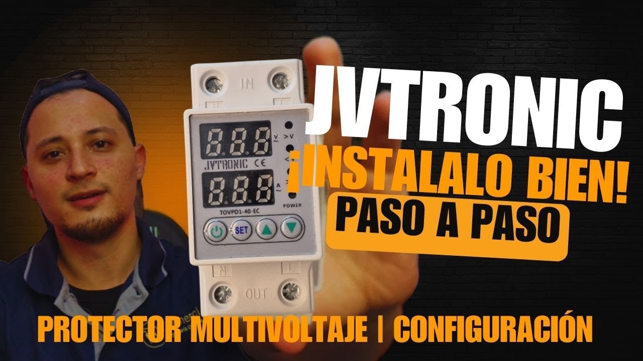 Cómo Instalar y Configurar Protector de voltaje digital JVTRONIC  Paso a Paso + Errores Comunes