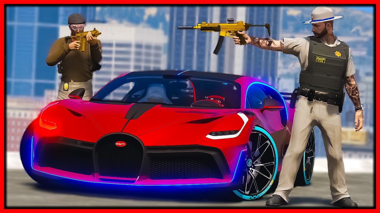 GTA 5 Roleplay - FAKE COP HIGH SPEED BUGATTI DIVO UNIT | RedlineRP