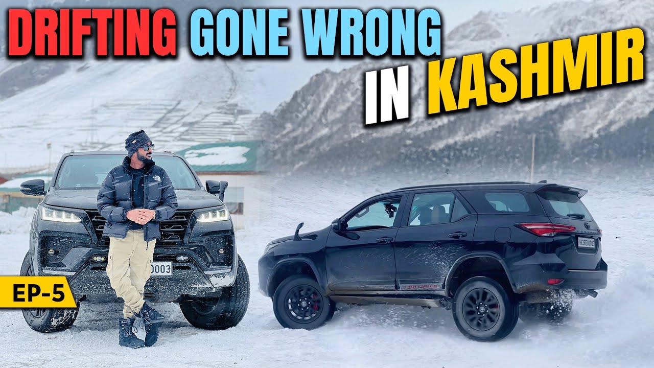 Snow Drifting With Fortuner & Zojila Pass Closed Due To Snowfall | ExploreTheUnseen2.0