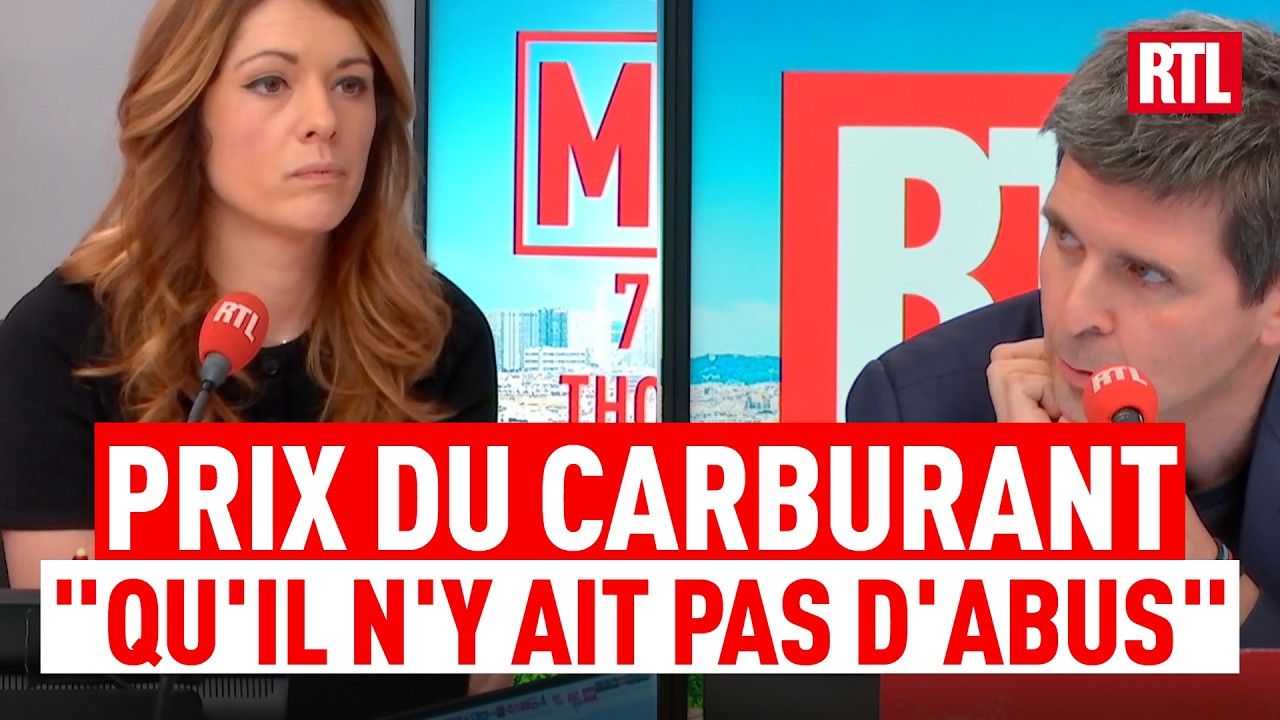 Maud Bregeon, porte-parole du gouvernement, face à Thomas Sotto sur RTL