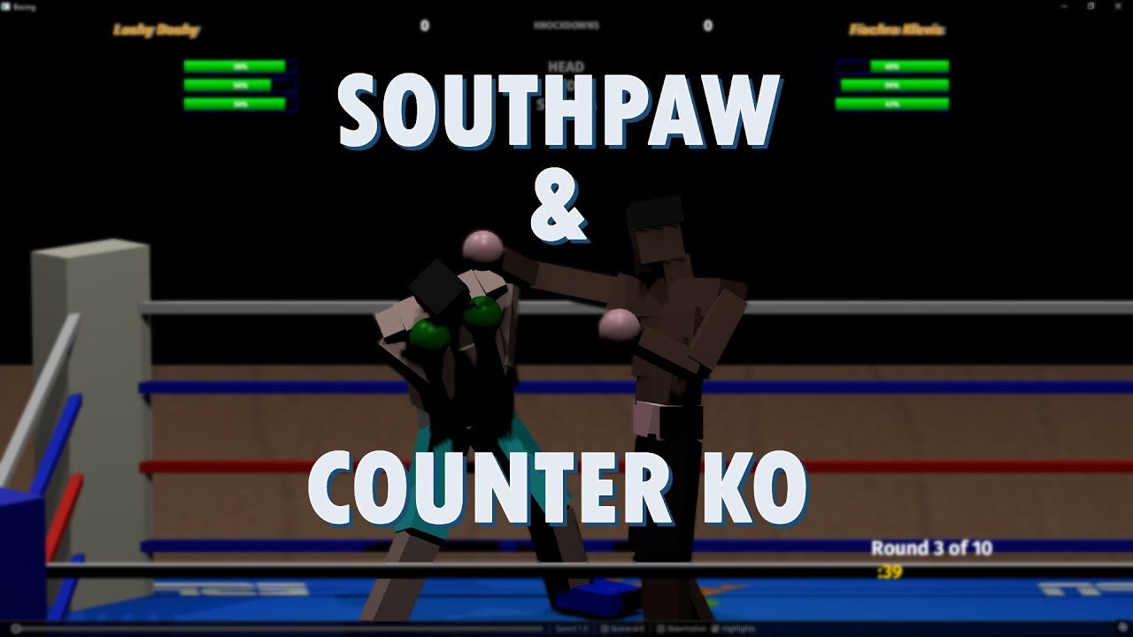Online Boxing Club (Southpaw Update, Counter KO)