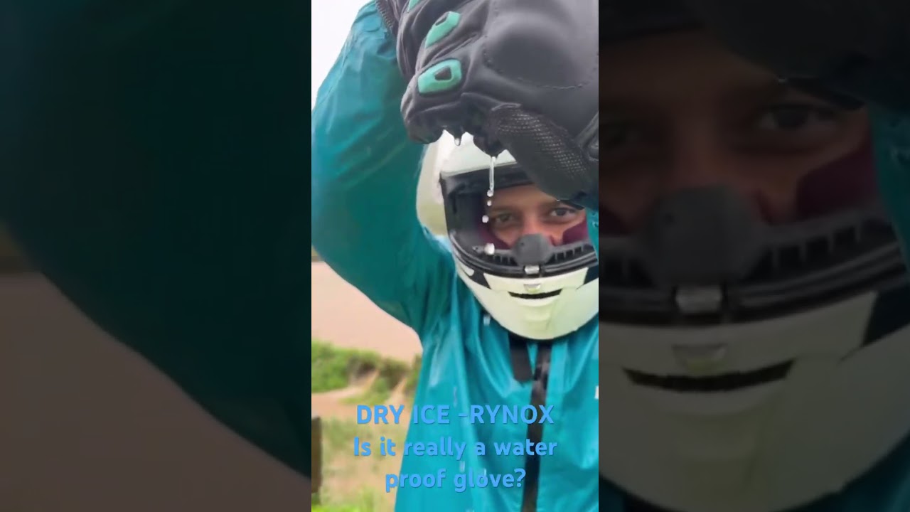 RYNOX DRY ICE GLOVE- WATER PROOF?#rynox