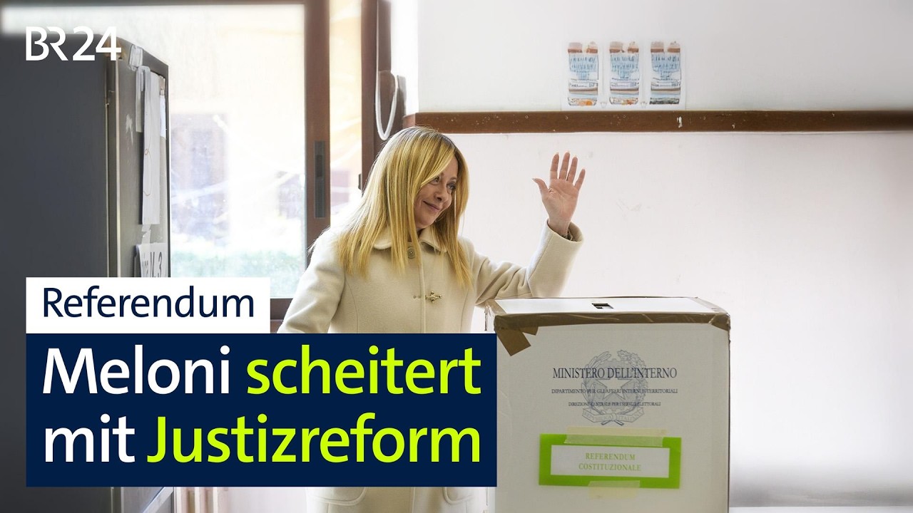 Italien: Referendum &uuml;ber Justizreform | BR24