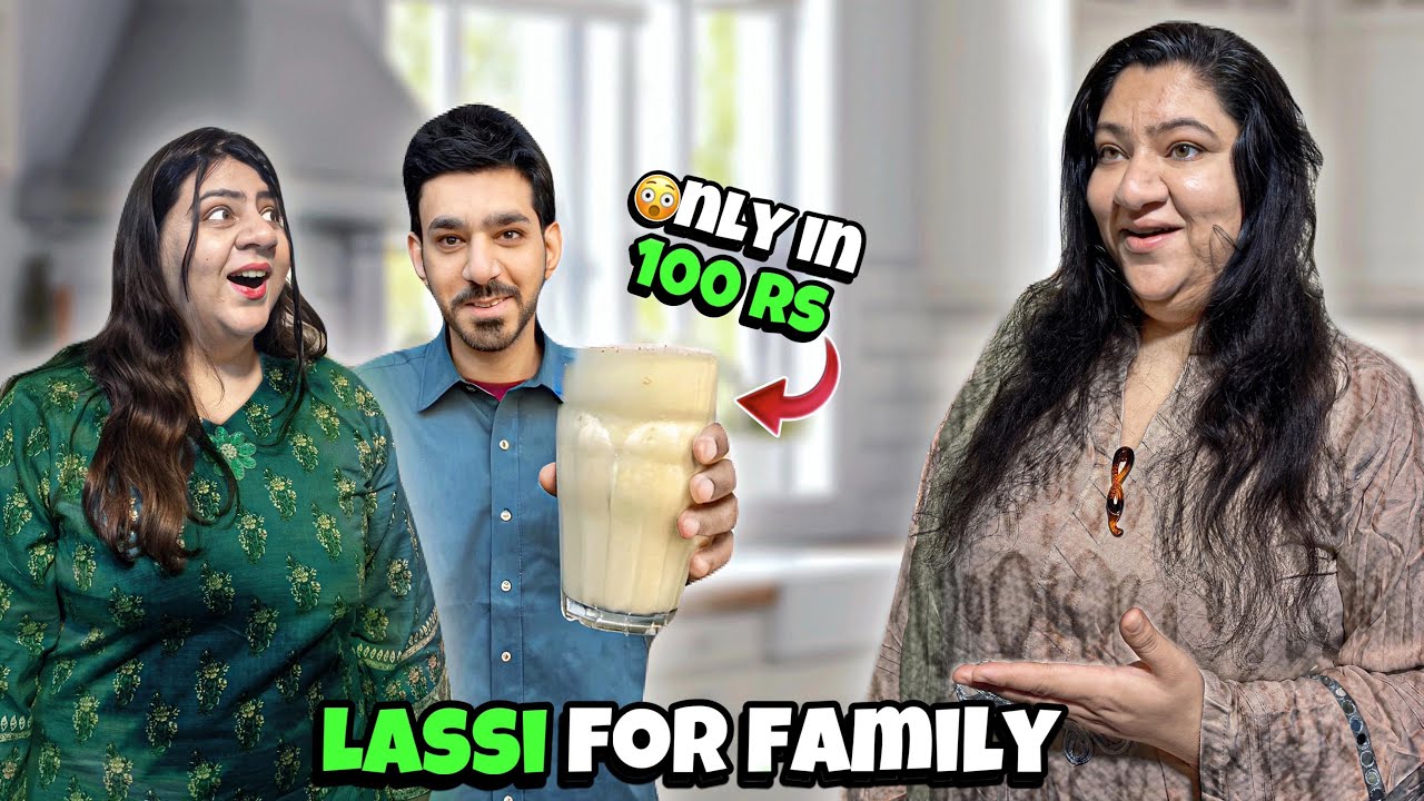 100 Rs Mein Pooray Ghar Kay Liye Lassi Banayee 😍 | Garmi Ka Tor Lassi Sabko Dee 🥰