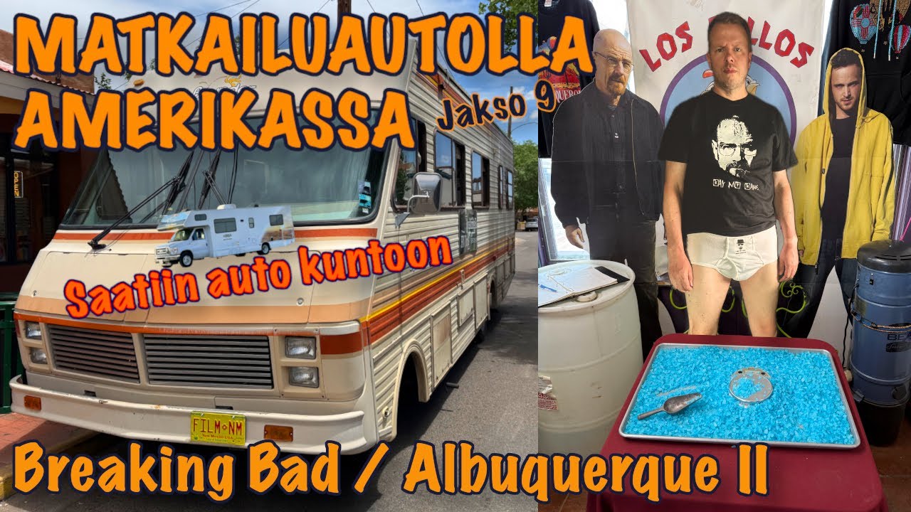 Matkailuautolla Amerikassa 2025 | Jakso 9: Breaking Bad, Albuquerque II - Saatiin auto kuntoon!