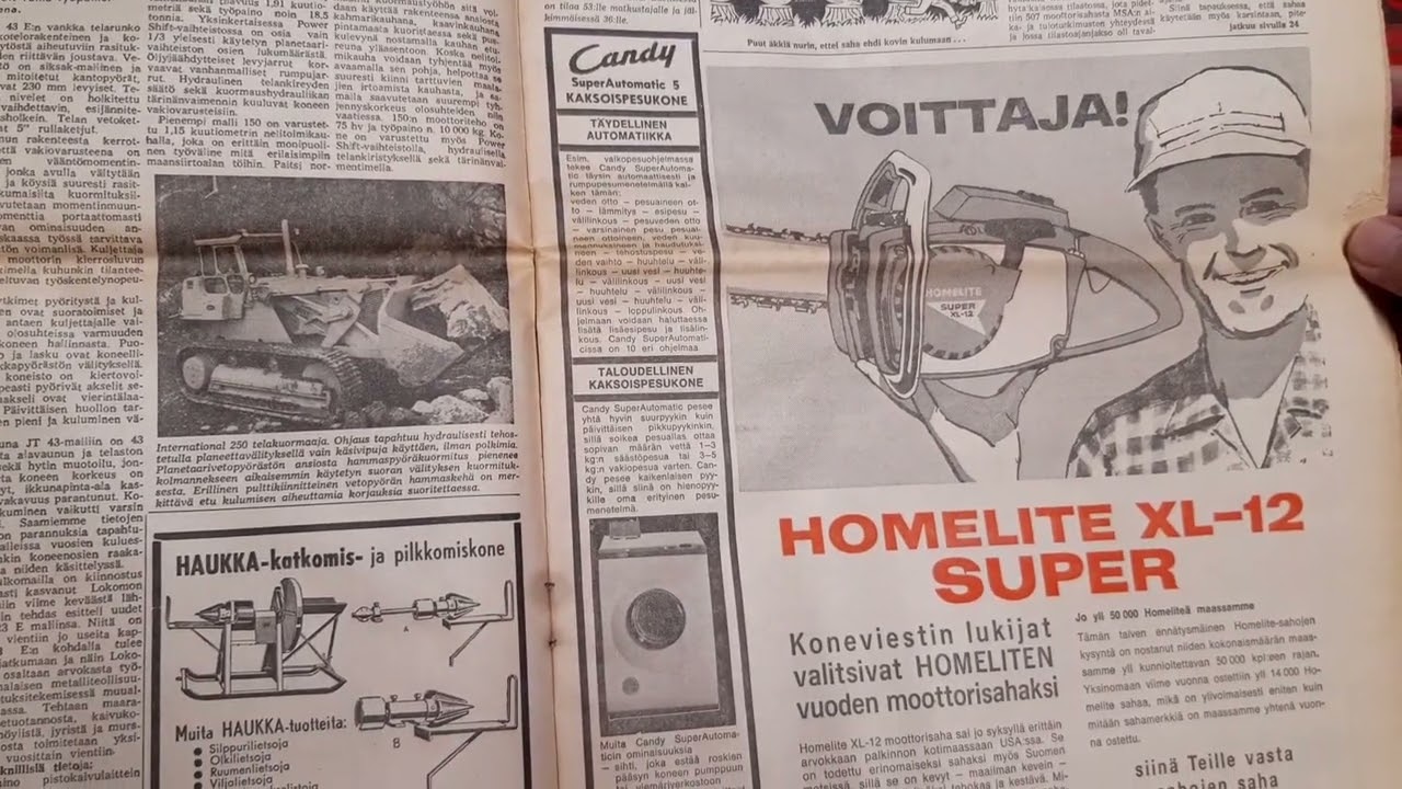 koneviesti vuodelta 1965