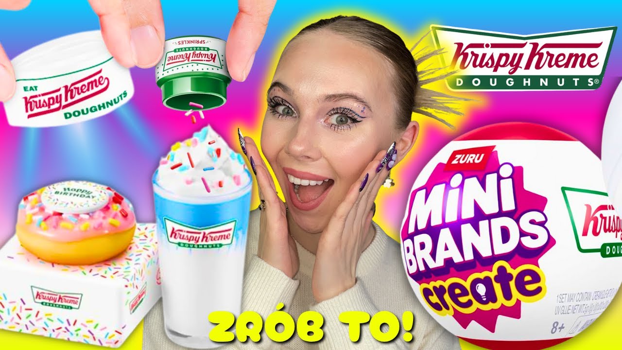 Robię mini pączki Krispy Kreme 🍩 | Mini brands | Krispy Kreme | Pattje