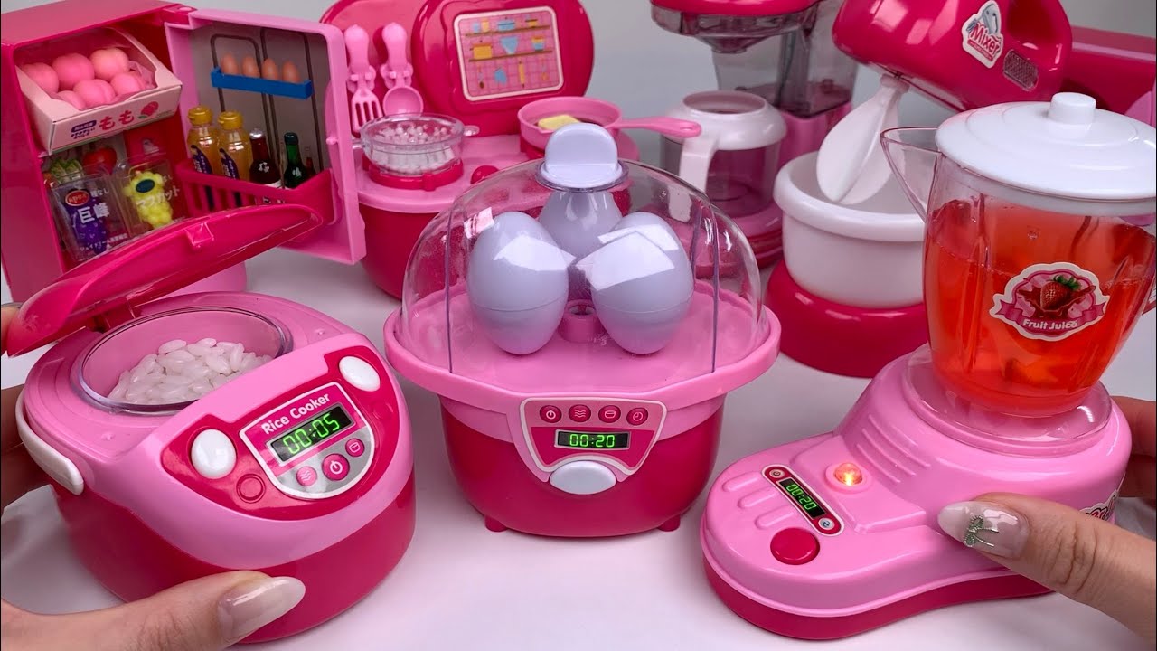 [🐰toy asmr🐰] Mini Automatic Kitchen Appliance Playset ASMR Satisfying Unboxing No talking Review Toy