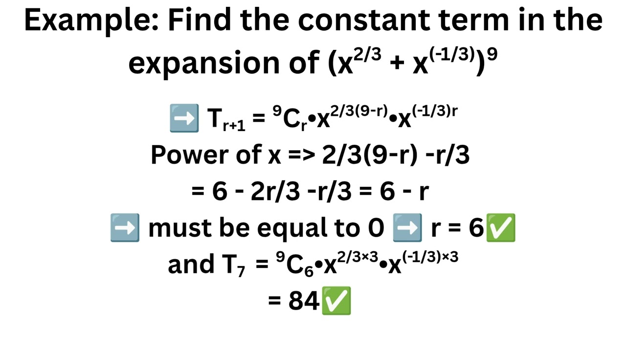 Binomial Theorem part 2 | Rational, Constant & Middle Term | Class 11 Maths