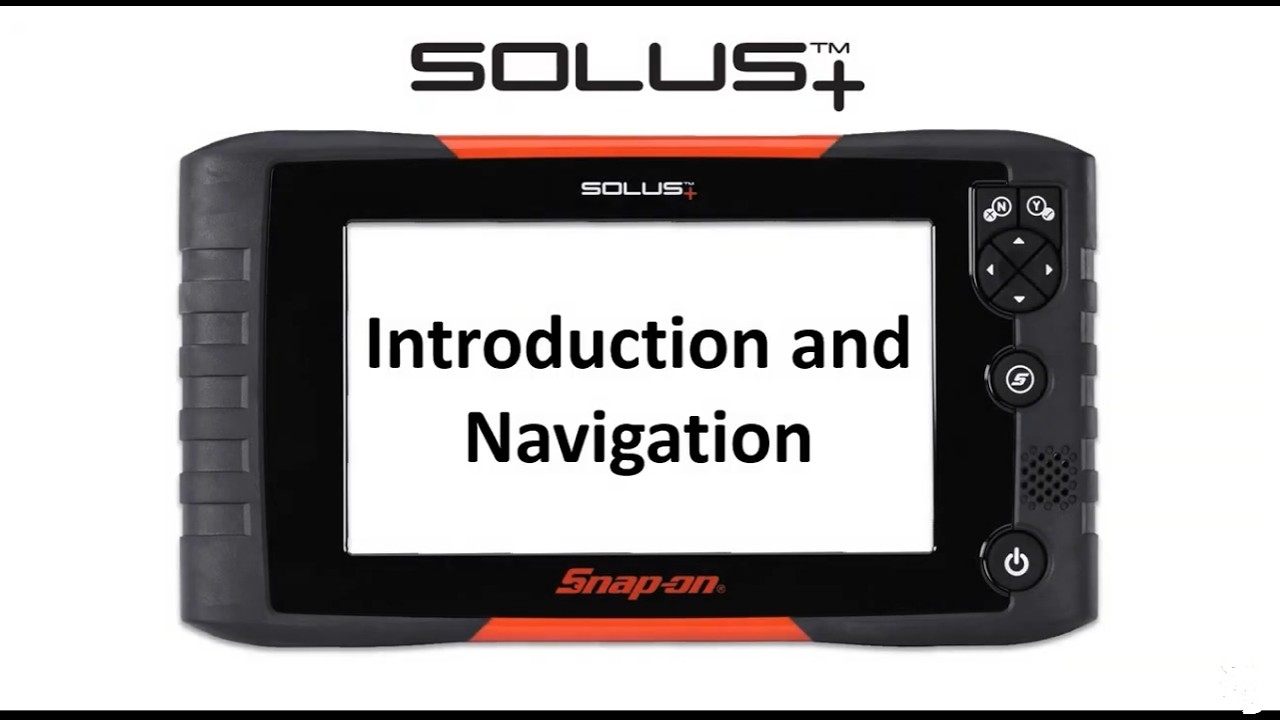 Introduction and Navigation: SOLUS+™ (Pt. 1/9) | Snap-on® Training Solutions®