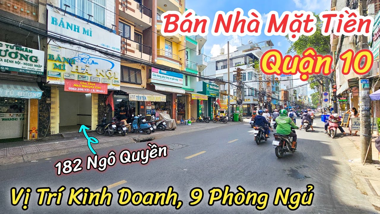 Bán Nhà Mặt Tiền Quận 10 | Vị Trí Kinh Doanh Vô Cùng Đắc Địa gần Chợ Nguyễn Tri Phương