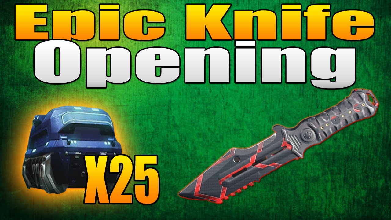 Epic Knife Opening! Lucky Rare Supply Drop Opening (Black Ops 3 Supply Drops)