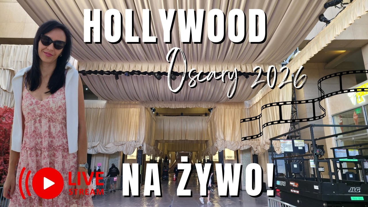 ✨🎬✨ OSCARY 2026 - TRANSMISJA NA ŻYWO z Hollywood! Przygotowania do 98 Gali rozdania Oscar&oacute;w!