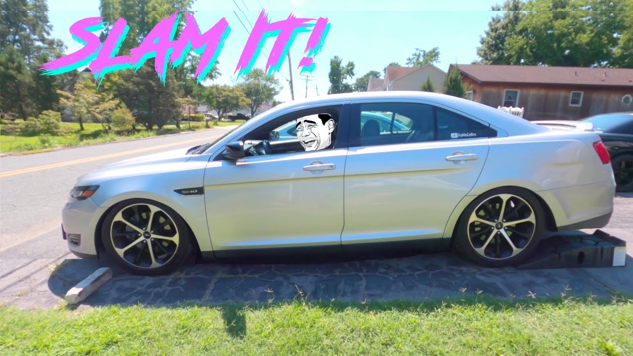 Cutting the Factory Springs on my 2014 Ford Taurus SHO *Free Mod*