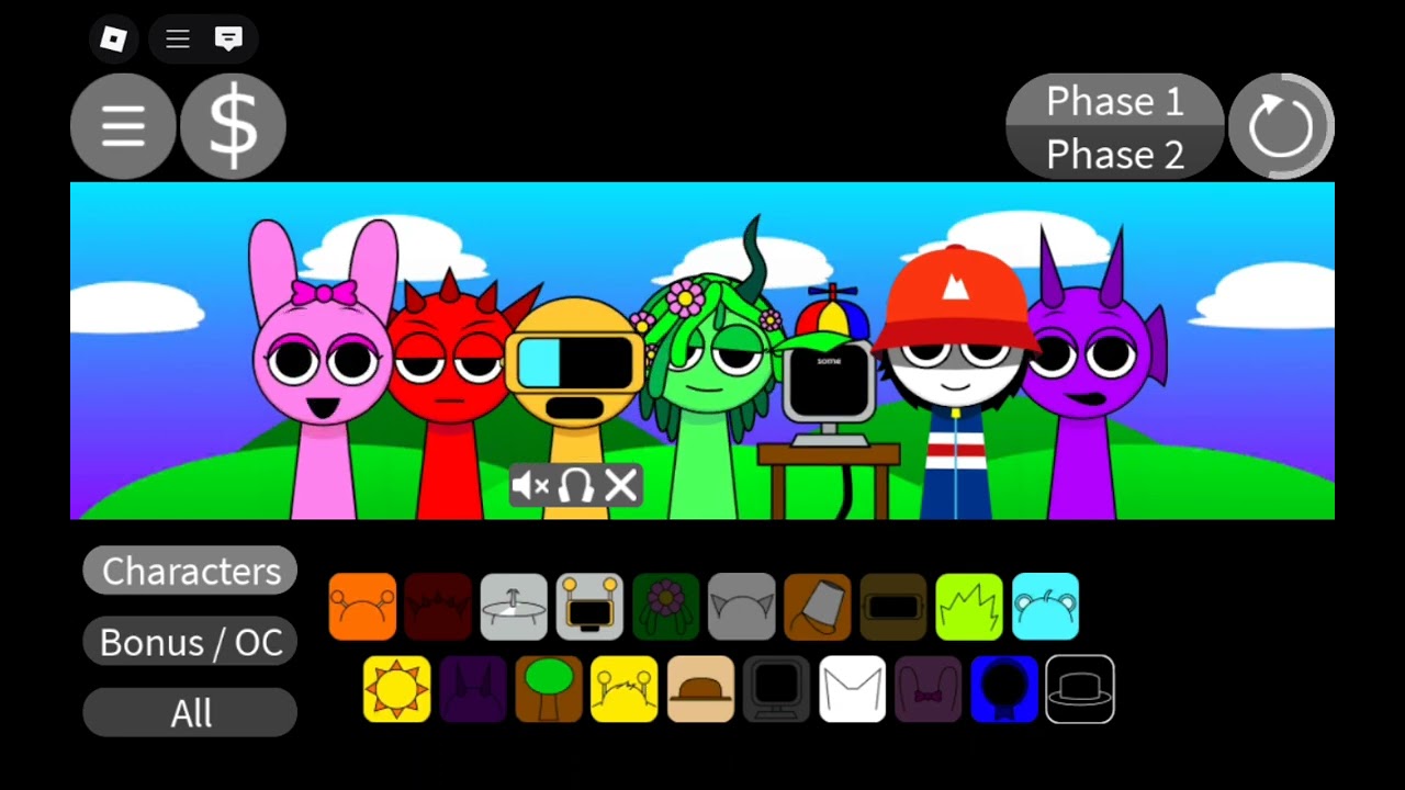 Playing Sprunki in Roblox for the very first time lol