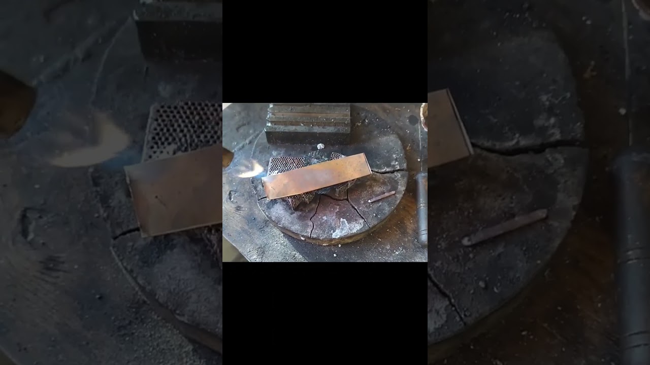 Christmas handmade decor make copper bells marking annealing forming metalshmiting how to make