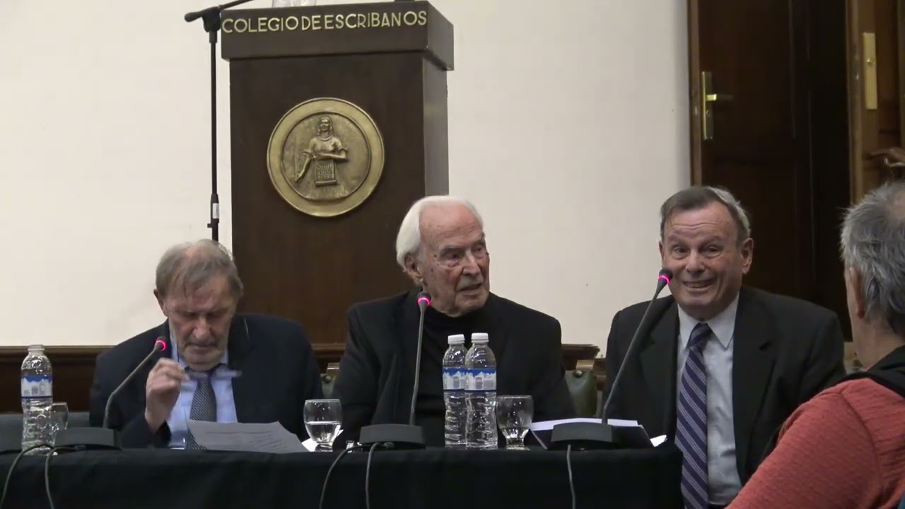 Colegio de Escribanos: charla sobre la decada del 40 - 2da parte