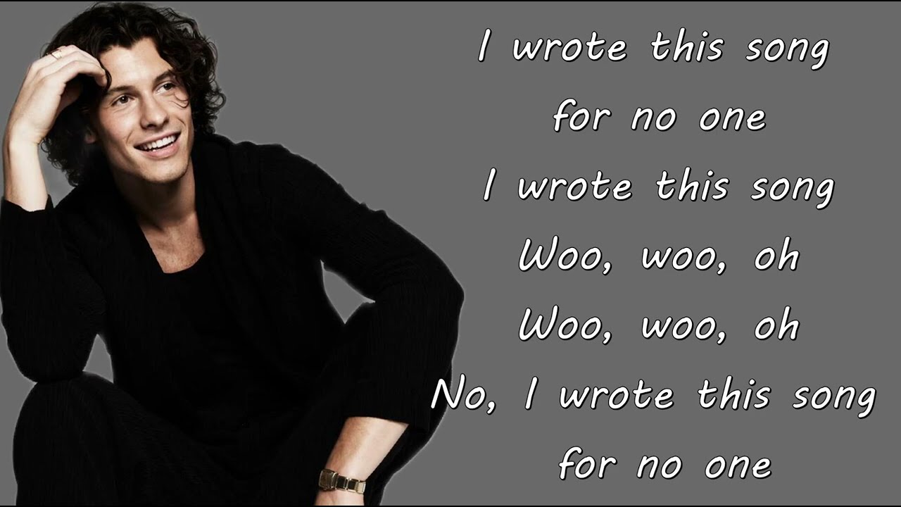 Shawn Mendes - Song For No One (Lyrics)