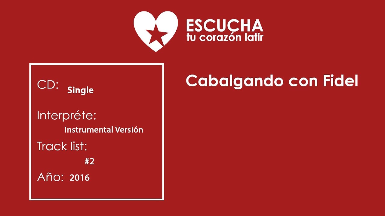 Cabalgando con Fidel de Karaoke Versión (Audio Oficial) (Letra Oficial)