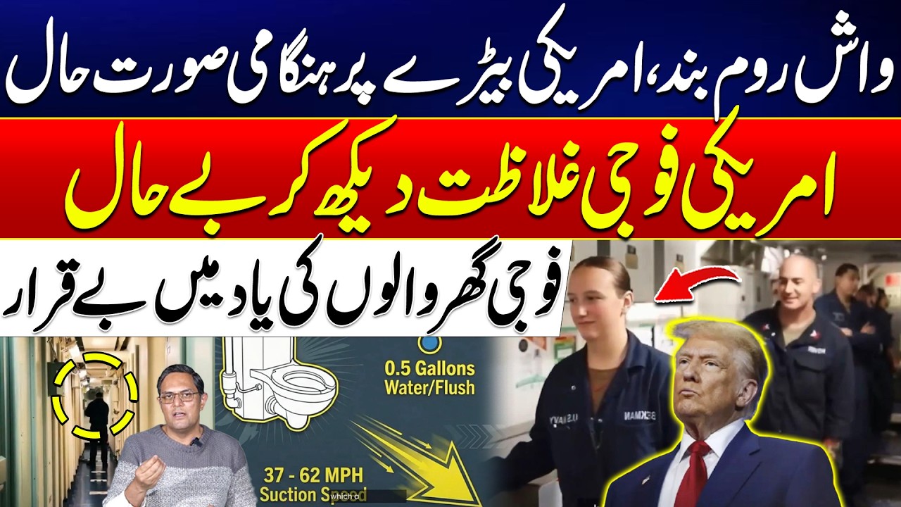 Iran Vs America Tensions - Emergency on Board- US Aircraft Carrier Faces Massive Sanitation Failure