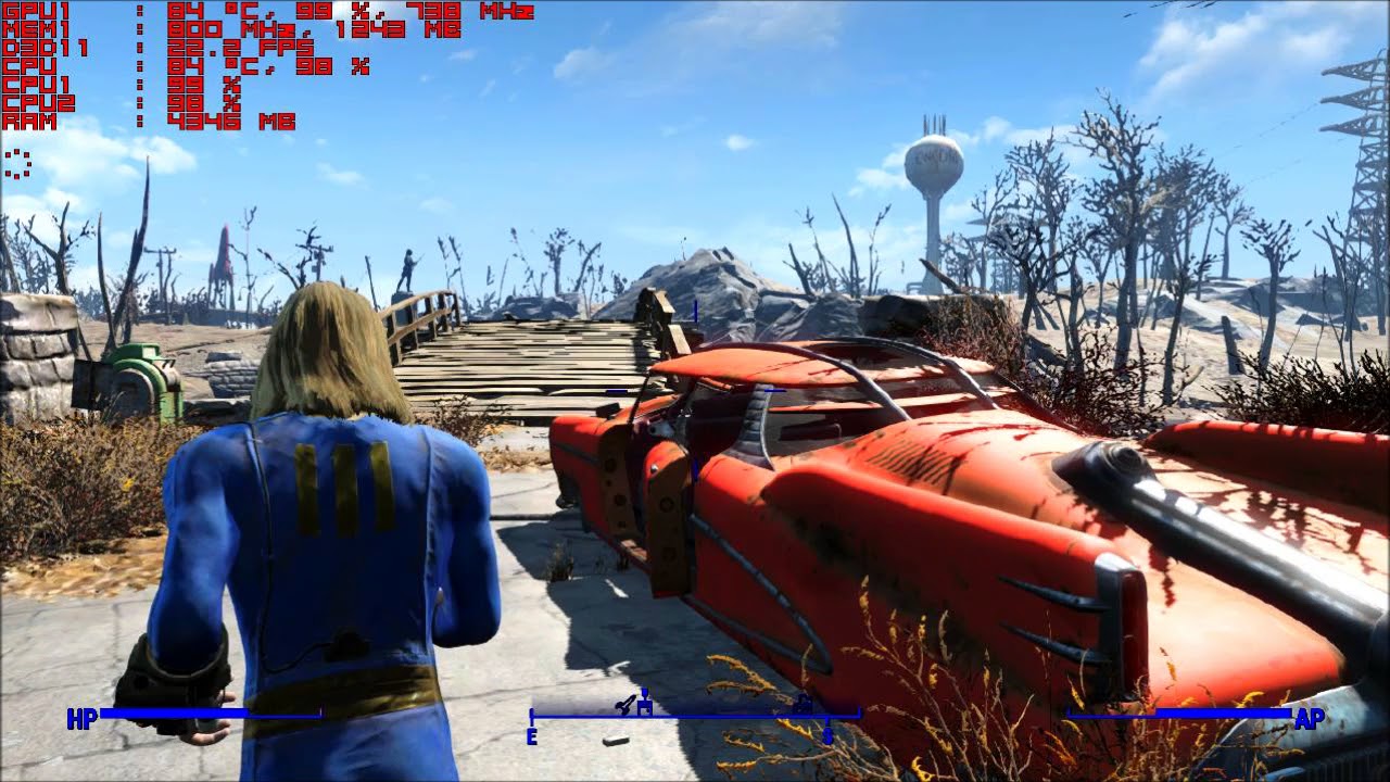 |GT720M| Fallout 4 |FPS/Gameplay|