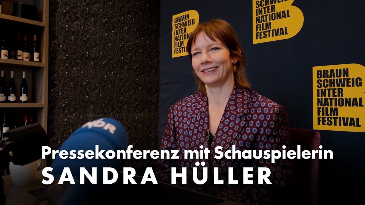 Pressekonferenz mit Schauspielerin Sandra H&uuml;ller beim 39. Braunschweig International Film Festival