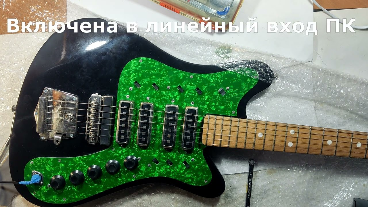 4К Реставрация советской электрогитары 
