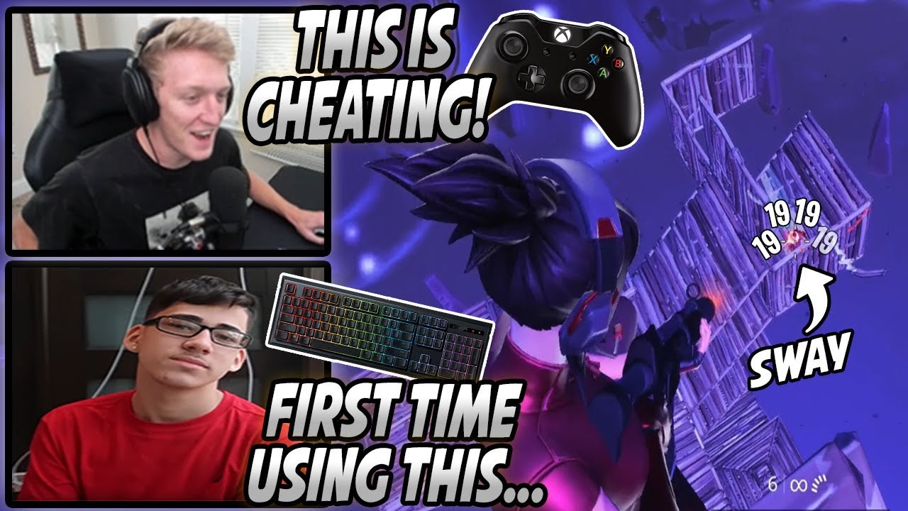 Tfue & FaZe Sway FINALLY 1v1 Each Other On DIFFERENT Platforms! Tfue On Controller/Sway On Keyboard