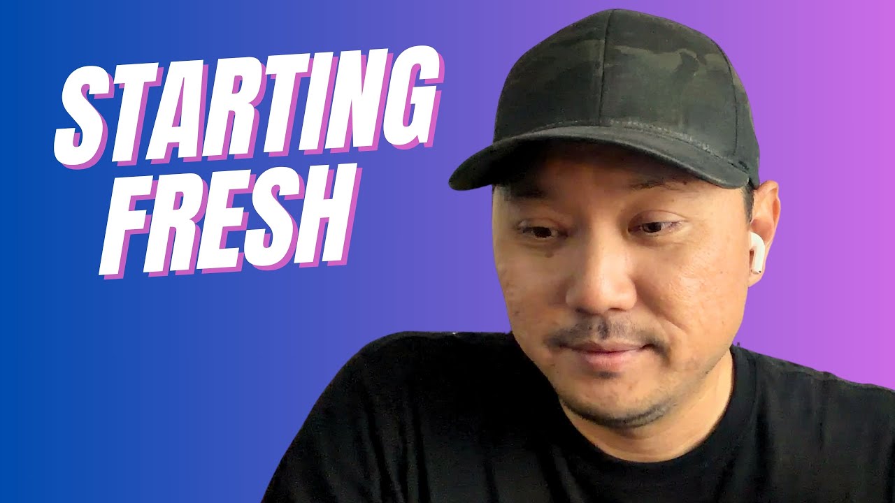 Starting Fresh on YouTube (Again)