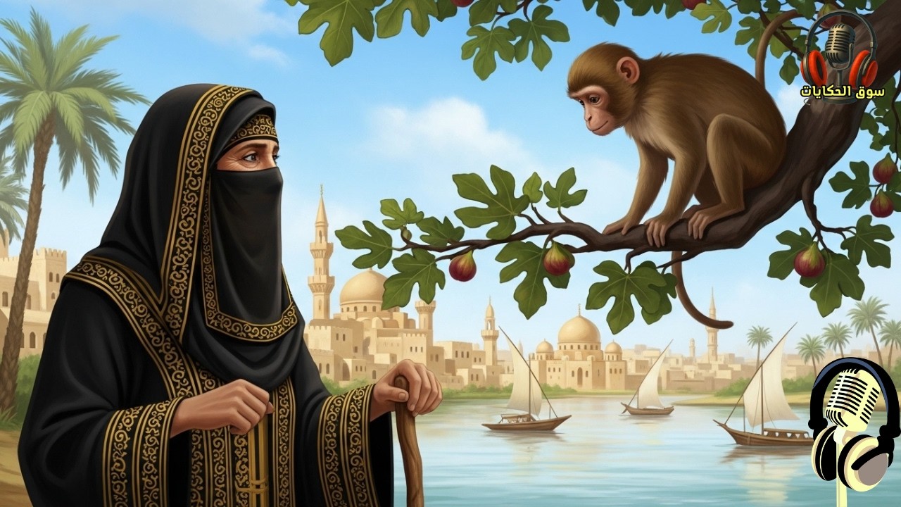 قصة العجوز والقرد العجيب، من القصص المشوقة قبل النوم، ضع السماعات واستمع، سوق الحكايات والقصص