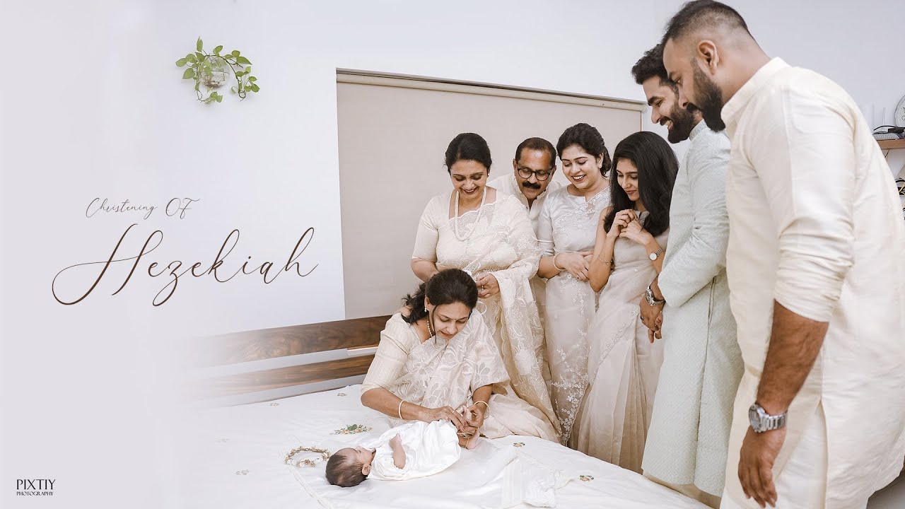 Christening Story Of Hezekiah Ian Joseph /  Baptism Highlights / Pixtiy Photography / Kerala
