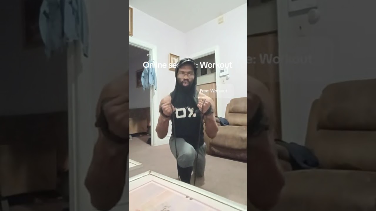 Resistance band workout 