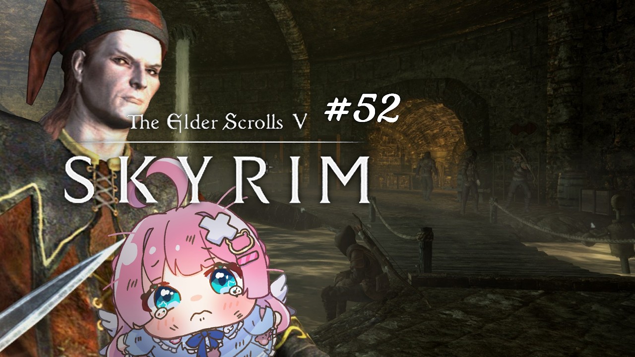 #52【 Skyrim 】レベル46を目指して盗賊ギルド運営&錬金術！深夜までサブクエやりたい【 Vtuber / 九重える 】