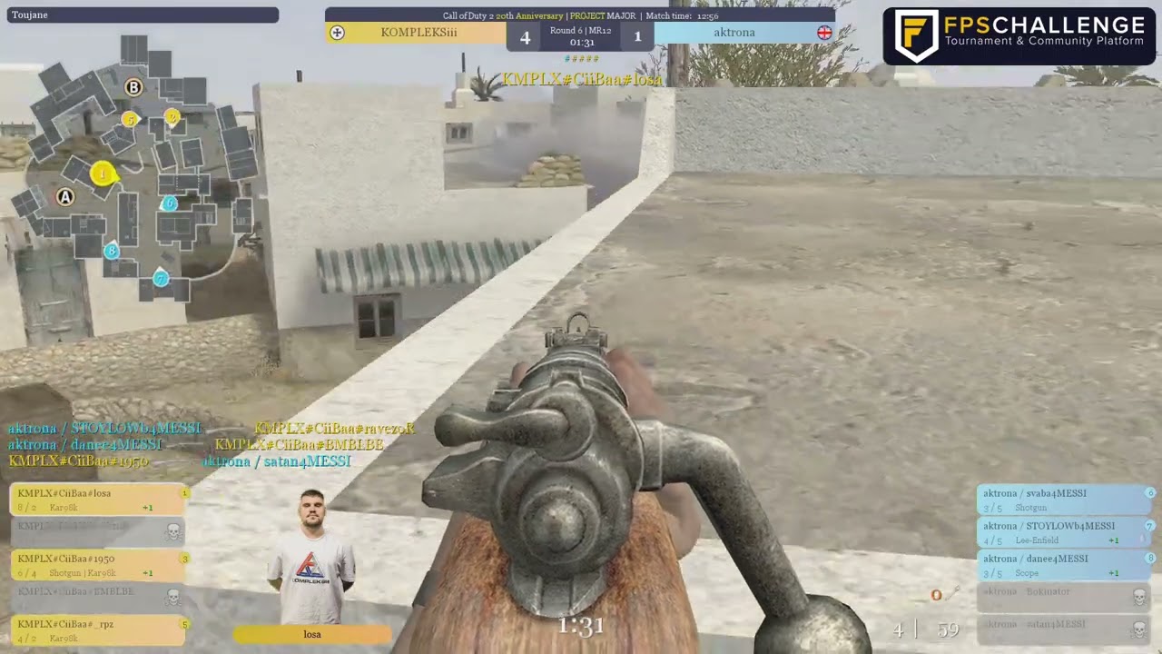 aktrona vs KOMPLEKSiii | Group F | Call of Duty 2: 20th Anniversary Tournament