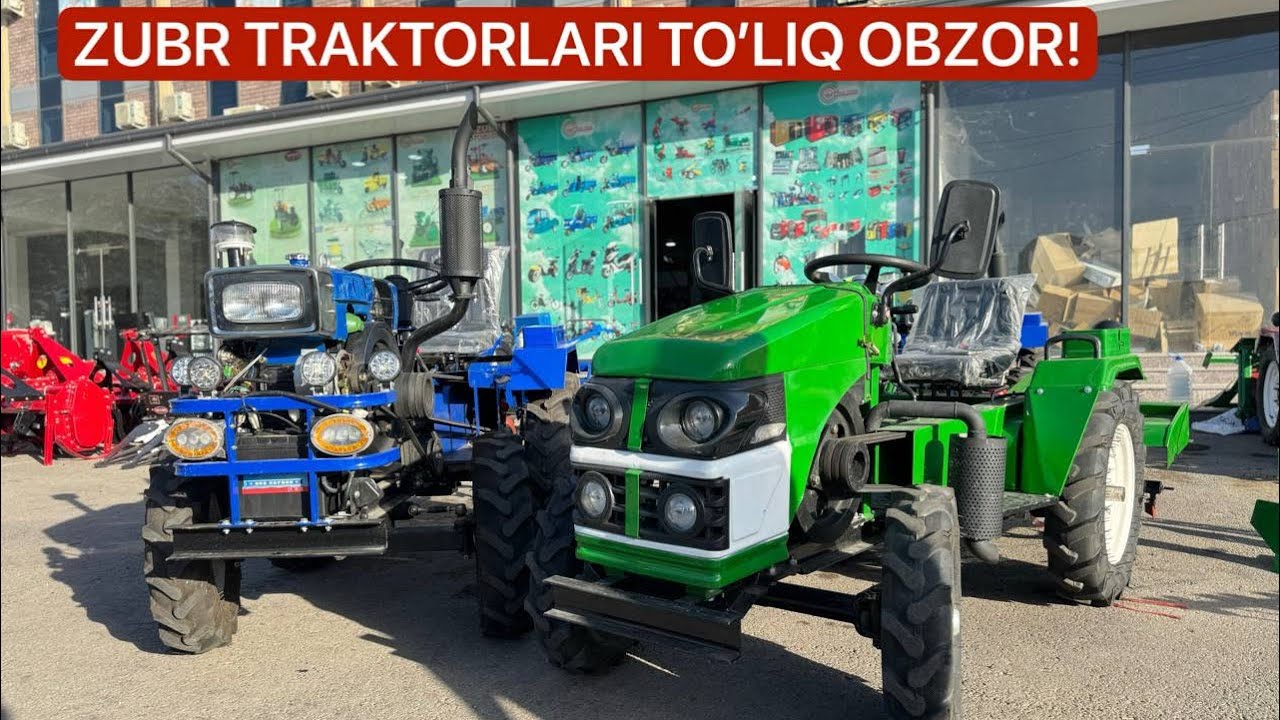 ZUBR MINI TRAKTORLARI TO’LIQ OBZOR VA NARXLARI!