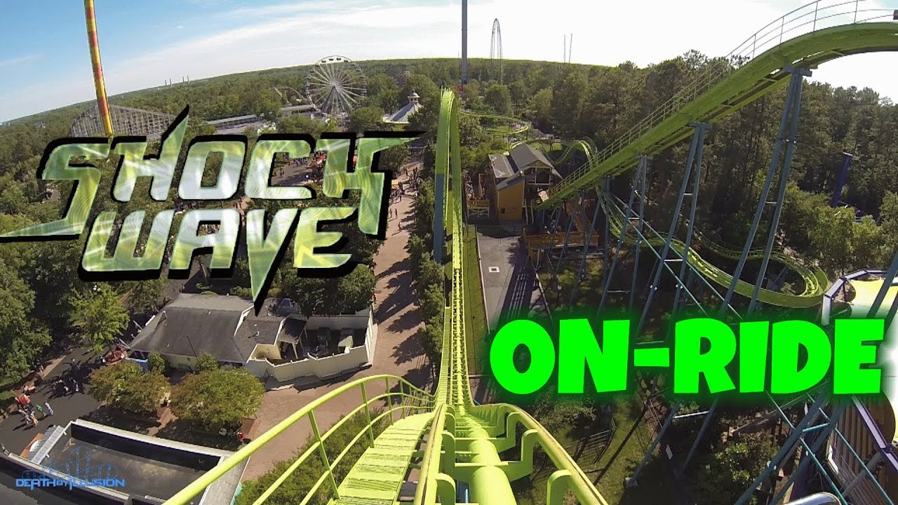 Shockwave On-ride Front Seat (HD POV) Kings Dominion