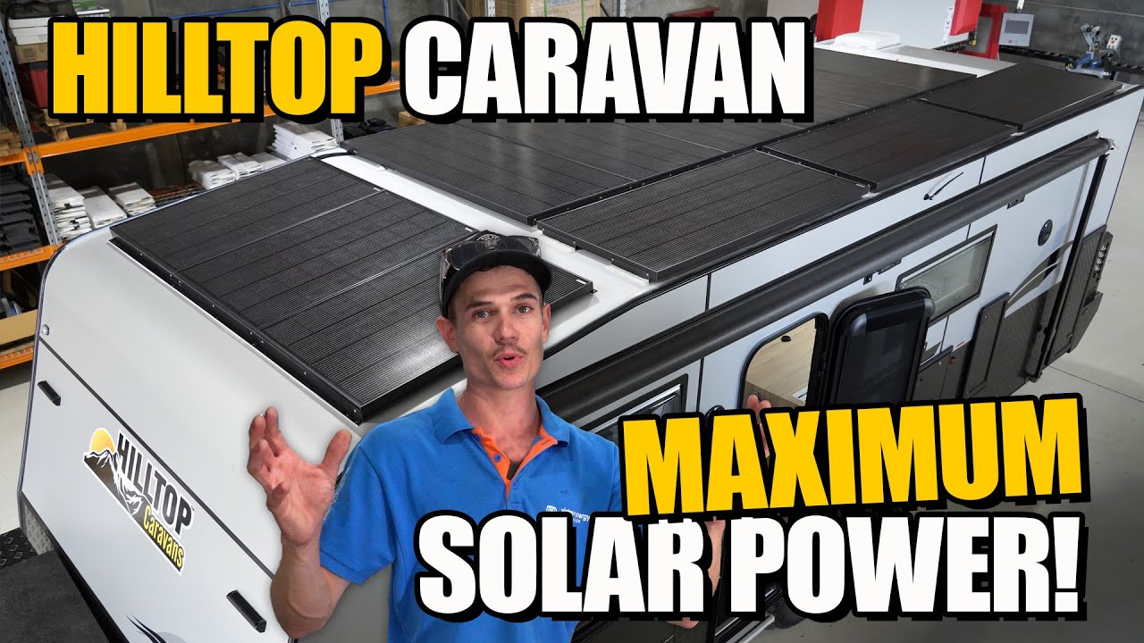 Hilltop Caravan | Off-Grid Power System | Solar N Sat