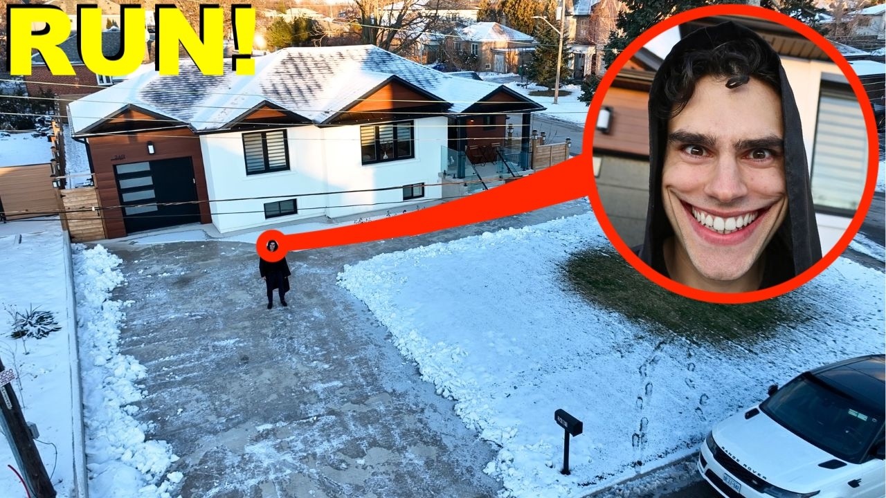 If you SEE this MAN in FRONT of your HOUSE, RUN away FAST!! *he is CREEPY*